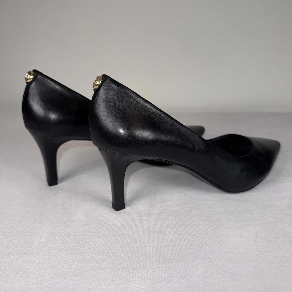 Black Monet Genuine Leather Heels - 9.5